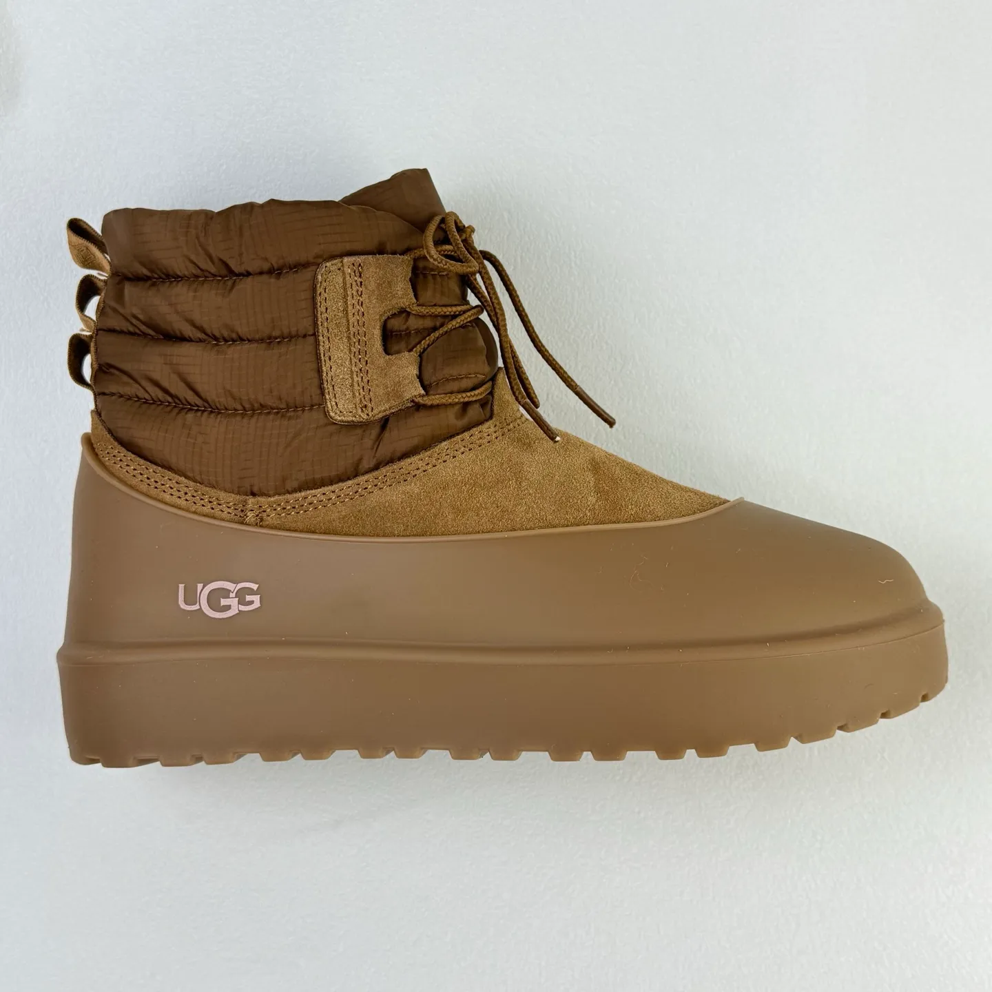 Pick up locally 💰760 Core recommendation Good price Size correction Men's and women's shoes UGG Mini Lace-Up Weather dual-purpose detachable winter neutral snow boots 1120849 Overseas shopping high-end retail version Combination midsole is lightweight and non-slip Real sheep fur integrated Size: 35 36 37 38 39 40 41 42 43 44 45 46